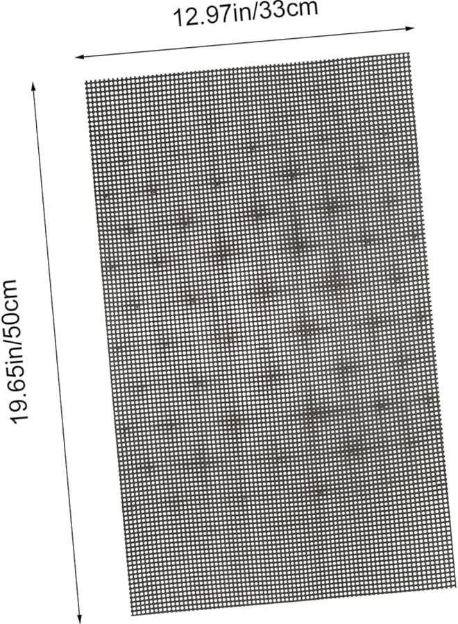 Housoutil 4pcs Black Woven Mesh Sheets for Embroidery Crochet Cross Stitch DIY Craft Projects - Image 3