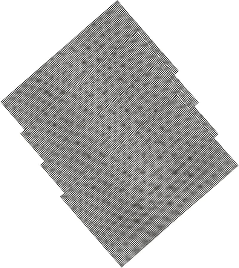 Housoutil 4pcs Black Woven Mesh Sheets for Embroidery Crochet Cross Stitch DIY Craft Projects - Image 2