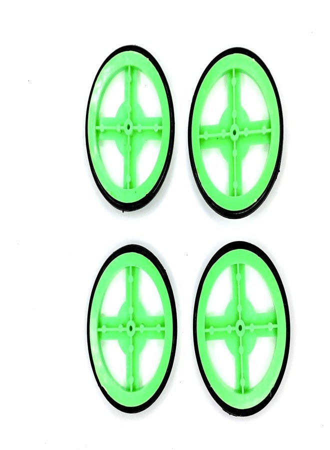 PGSA2Z Thin Wheels For BO Motor, Toy Motor & Robotics Projects (Pack of 4) - Image 1