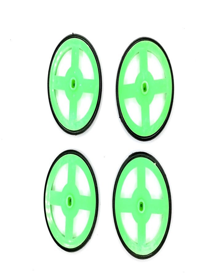 PGSA2Z Thin Wheels For BO Motor, Toy Motor & Robotics Projects (Pack of 4) - Image 2
