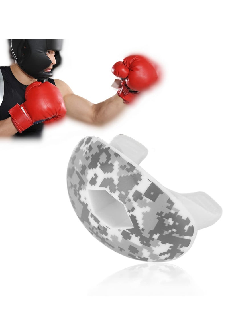 SYOSI Sports Mouthguard, Youth Adult Food-grade TPR Mouthguard Teeth Protector for Boxing, MMA, Rugby, Martial Arts, Judo, Karate, Hockey  - Image 1