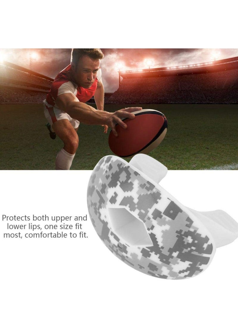SYOSI Sports Mouthguard, Youth Adult Food-grade TPR Mouthguard Teeth Protector for Boxing, MMA, Rugby, Martial Arts, Judo, Karate, Hockey  - Image 2