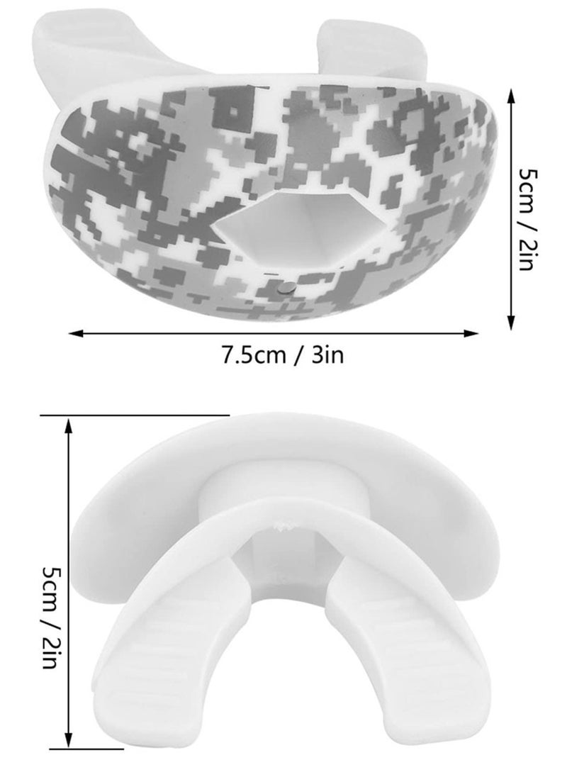 SYOSI Sports Mouthguard, Youth Adult Food-grade TPR Mouthguard Teeth Protector for Boxing, MMA, Rugby, Martial Arts, Judo, Karate, Hockey  - Image 5