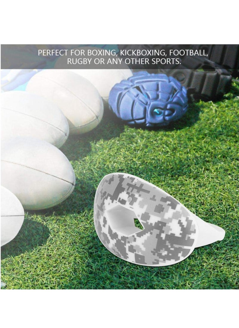 SYOSI Sports Mouthguard, Youth Adult Food-grade TPR Mouthguard Teeth Protector for Boxing, MMA, Rugby, Martial Arts, Judo, Karate, Hockey  - Image 3