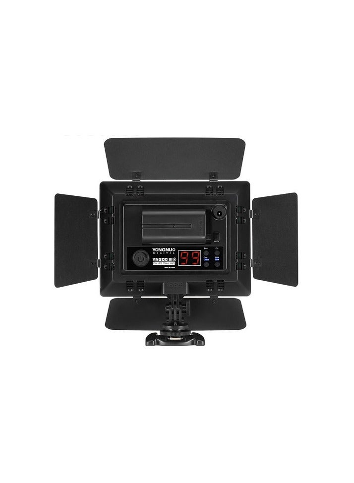 YONGNUO Yongnuo YN300 III LED Video Light – Variable Color 3200K-5500K, On-Camera LED Panel with Remote Control  - Image 4