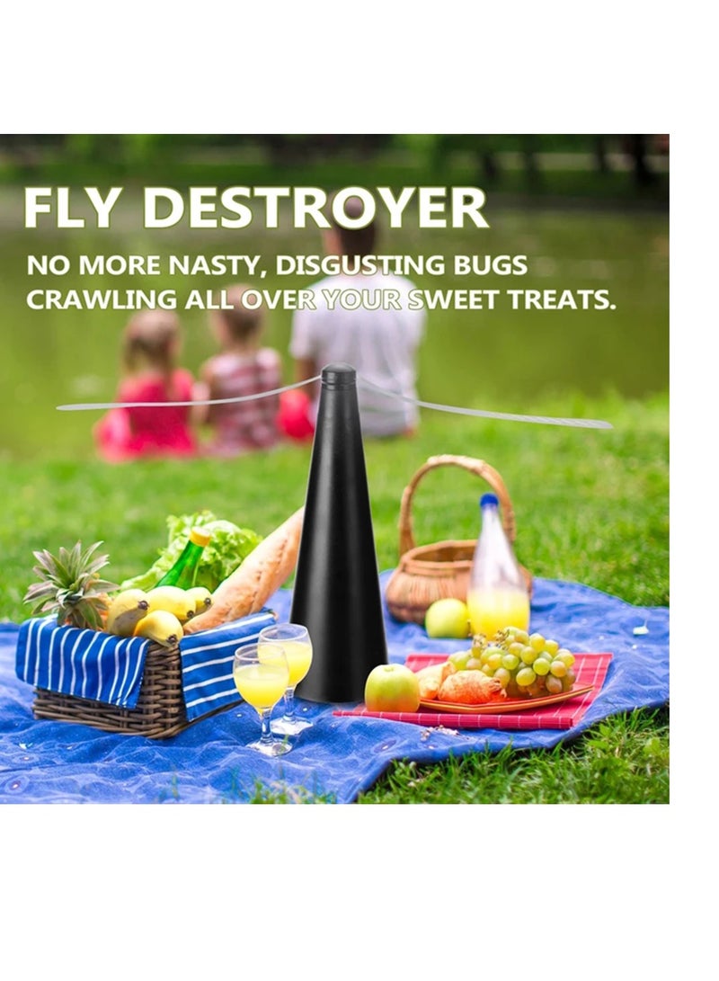 SOLARAE مروحة طاردة للبعوض محمولة كهربائية لطرد الحشرات المنزلية للتخييم والحديقة في الهواء الطلق - Image 2