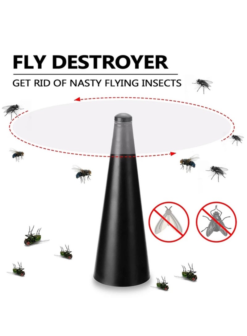 SOLARAE مروحة طاردة للبعوض محمولة كهربائية لطرد الحشرات المنزلية للتخييم والحديقة في الهواء الطلق - Image 5