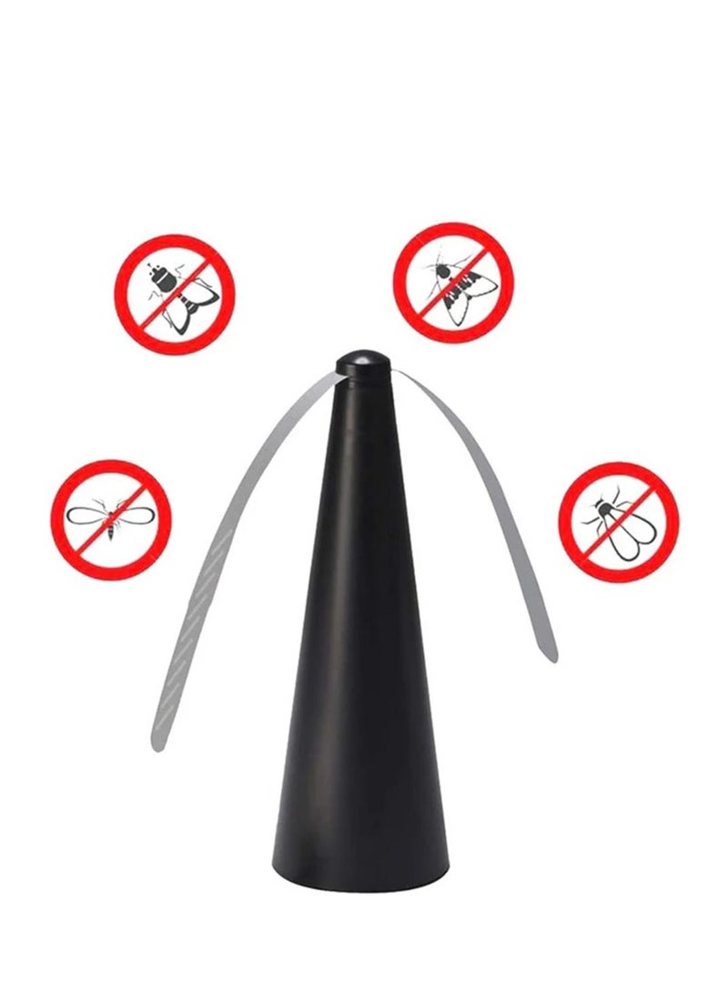SOLARAE مروحة طاردة للبعوض محمولة كهربائية لطرد الحشرات المنزلية للتخييم والحديقة في الهواء الطلق - Image 1
