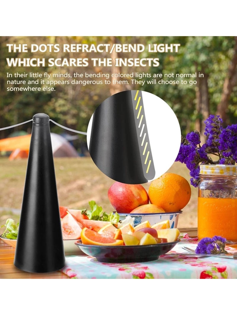 SOLARAE مروحة طاردة للبعوض محمولة كهربائية لطرد الحشرات المنزلية للتخييم والحديقة في الهواء الطلق - Image 3