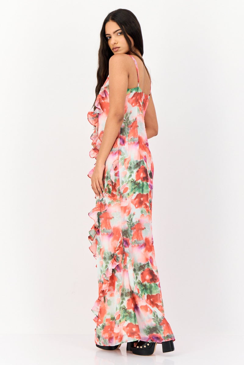 Archive Design Studio Women Allover Print Maxi Dress, Multicolor - Image 3