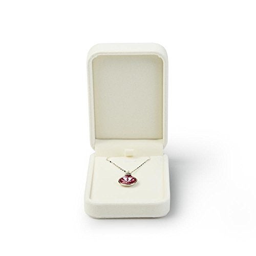 Oirlv Velvet Pendant Storage Box White Jewelry Packaging Gift Box Showcase - Image 1