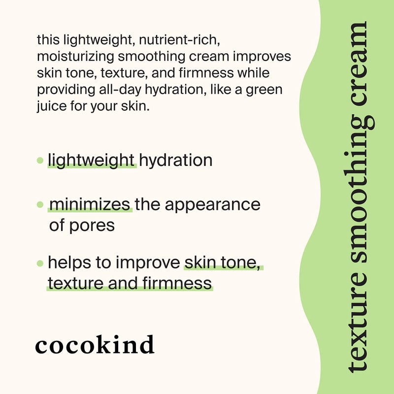 Cocokind Everyday Essentials Bundle, Oil to Milk Cleanser and Texture Smoothing Cream, Oil Cleanser and Face Moisturizer - Image 3