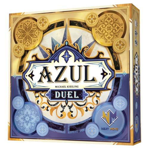 Asmodee Azul Duel Board Game - Competitive Head-to-Head Tile-Placement Strategy Game, Stunning Mosaic Art and Quick Gameplay for Kids & Adults, Ages 8+, 2 Players, 30-45 Minute Playtime - Image 1