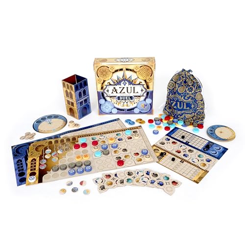 Asmodee Azul Duel Board Game - Competitive Head-to-Head Tile-Placement Strategy Game, Stunning Mosaic Art and Quick Gameplay for Kids & Adults, Ages 8+, 2 Players, 30-45 Minute Playtime - Image 5