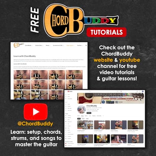 ChordBuddy “MADE IN THE USA” - Guitar Learning with Songbook, Lesson Plan, App, and Right Handed ChordBuddy - Image 5