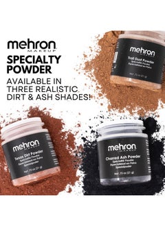 mehron Mehron Makeup Special Effects Powder (.75 oz) (Charred Ash)  - Image 5