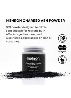 mehron Mehron Makeup Special Effects Powder (.75 oz) (Charred Ash)  - Image 2