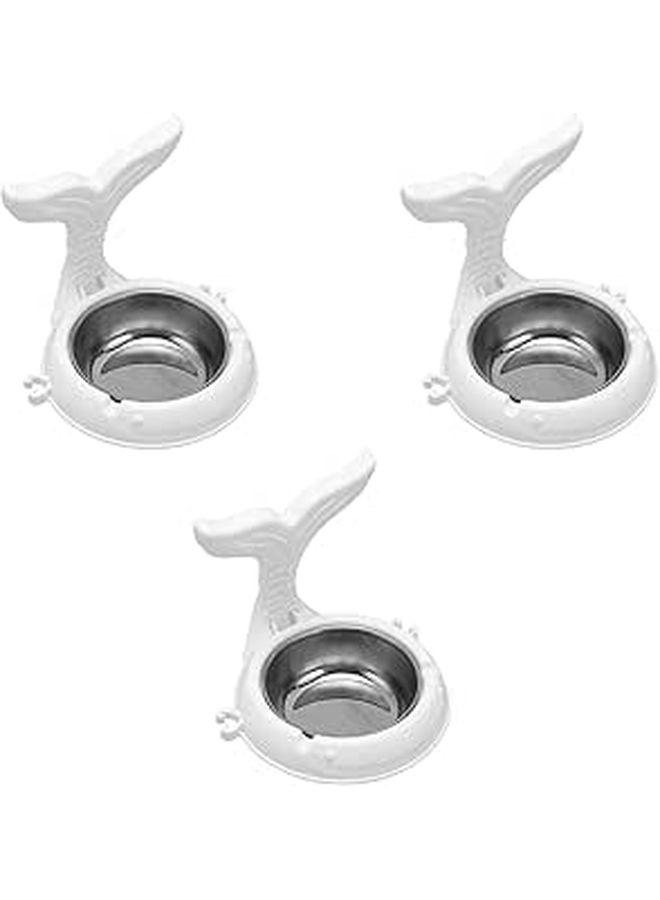 Wall Mounted Whale Ashtray 3Pcs Waterproof Separate Design For Home Bathroom - Image 1