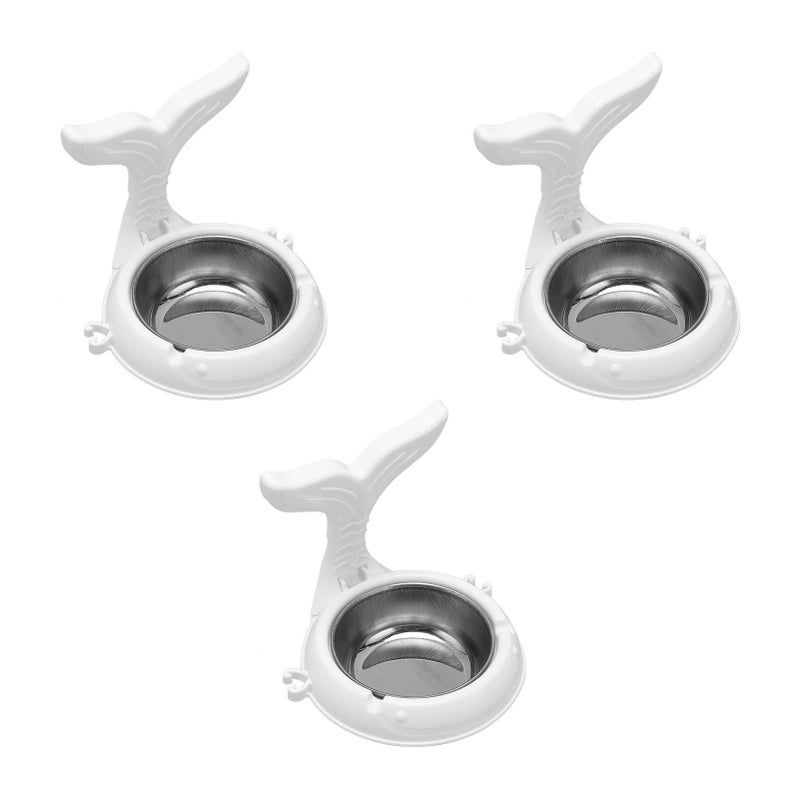 Wall Mounted Whale Ashtray 3Pcs Waterproof Separate Design For Home Bathroom - Image 2
