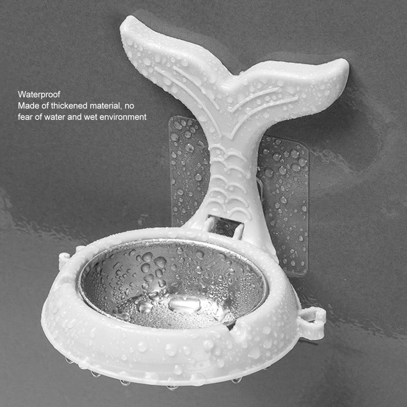 Wall Mounted Whale Ashtray 3Pcs Waterproof Separate Design For Home Bathroom - Image 5