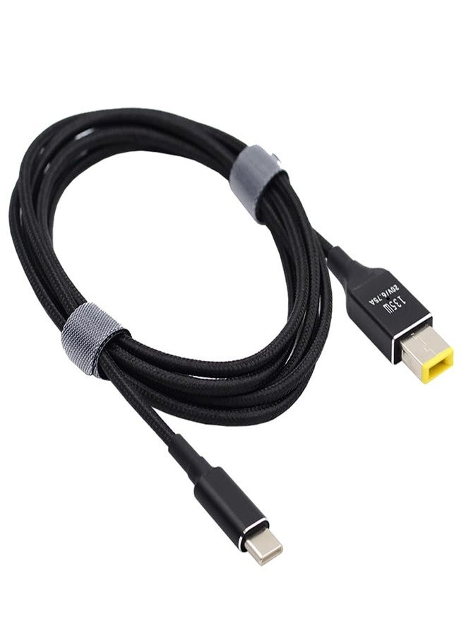 JSER كابل USB-C من نوع JSER 135W إلى DC مستطيل 11.0 * 4.5 مم كابل شحن PD للطاقة لجهاز Thinkpad X1 Legion Y7000P لابتوب DC20V 6.25A - Image 2