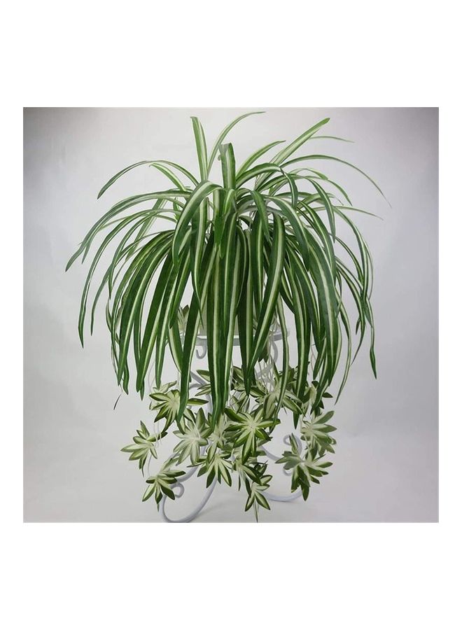 NIBEMINENT Artificial Plant Branch Green/White  - Image 4