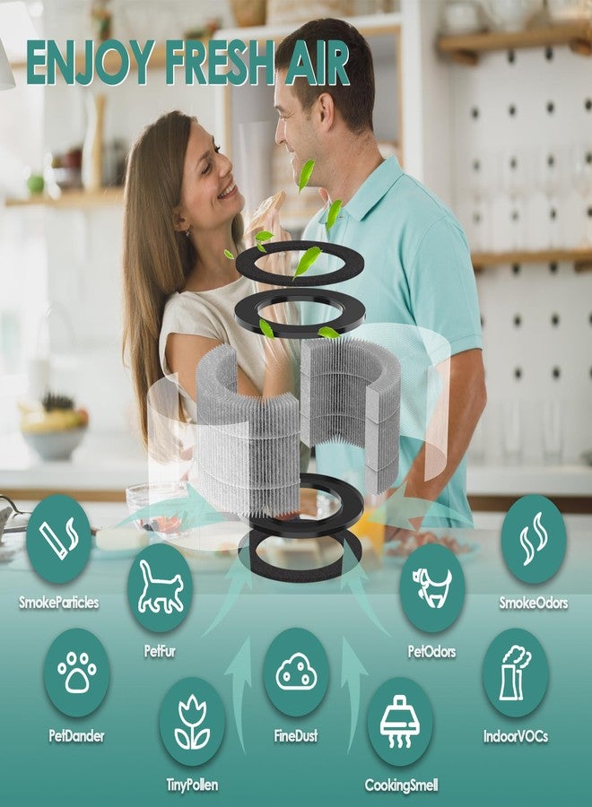 Keedal Bissell 2801 MY Air Filter Replacement - 4 Pack Compatible with Bissell MY-Air Air Cleaner 2780, 2780A, 2780B, 2780P and 27809 - Image 4