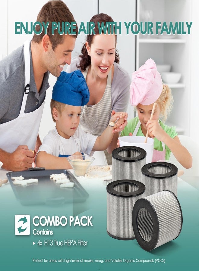 Keedal Bissell 2801 MY Air Filter Replacement - 4 Pack Compatible with Bissell MY-Air Air Cleaner 2780, 2780A, 2780B, 2780P and 27809 - Image 3