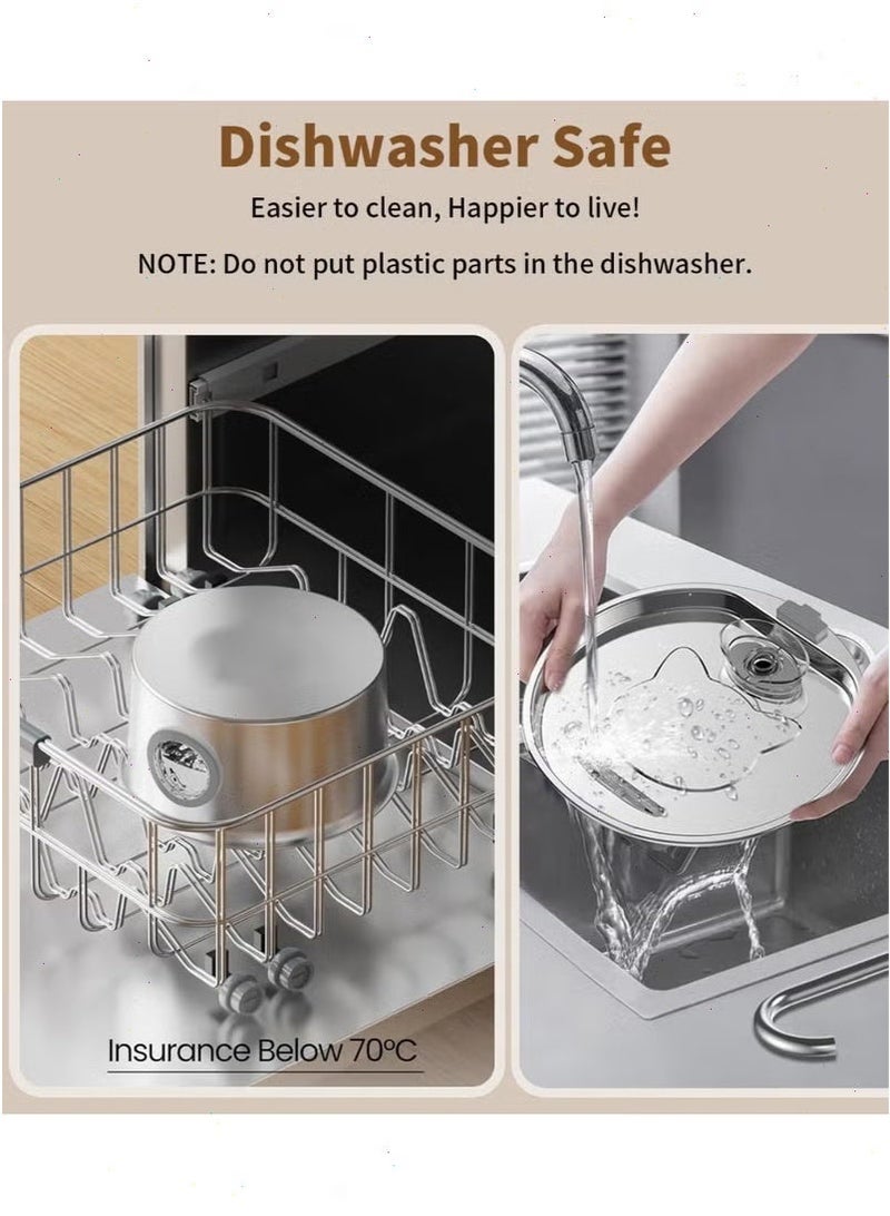 نافورة قطط من الفولاذ المقاوم للصدأ، موزع مياه للقطط والكلاب، نافورة مياه قطط هادئة مع فلتر، نافورة شرب متينة مناسبة للقطط والكلاب الصغيرة - Image 5