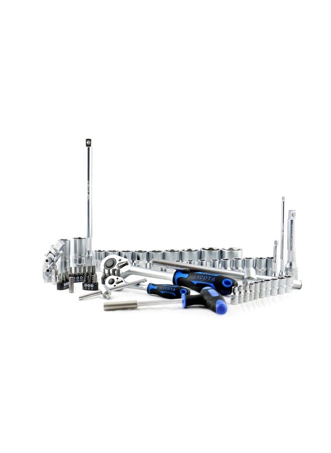 LICOTA 60 - Pieces 1/2 & 1 4 Inch. Super Lock Socket Set  - Image 3