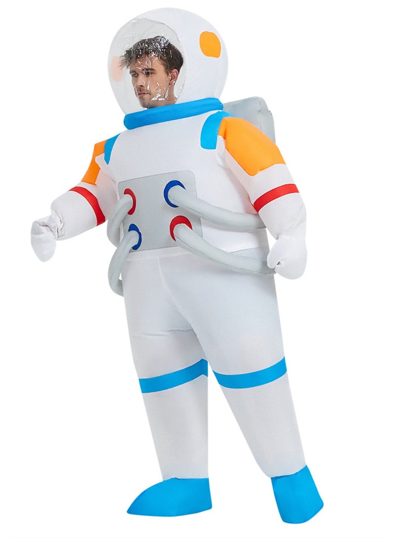 Men Inflatable Astronaut Costume Funny Blow Up Suit for Adults, Men's Astronaut Costume Deluxe Suit - Image 4