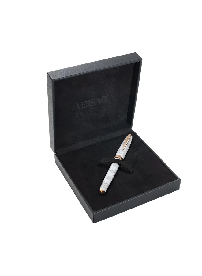 VERSACE White Pen with Gold Trims