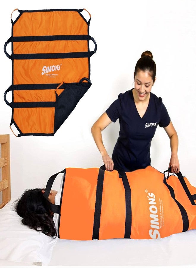 Simon's LiftPro Heavy-Duty Patient Lifting, Turning and Transfer pad, Suitable for Positioning Bed-Ridden Elderly Patients | 8 Handles, Soft Padded, Foldable Transfer Sheet, Must Have for Care givers - Image 1