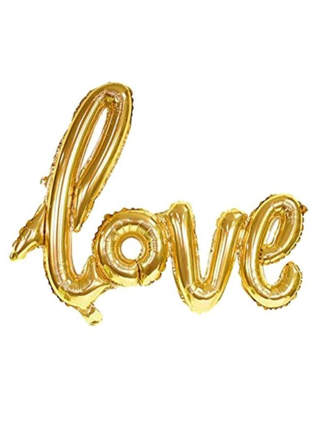 نيبمينينت "بالون من القصدير لحفلات الزفاف مطبوع عليه كلمة "Love" 42بوصة - Image 1