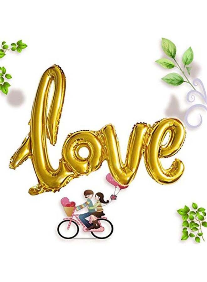 نيبمينينت "بالون من القصدير لحفلات الزفاف مطبوع عليه كلمة "Love" 42بوصة - Image 4