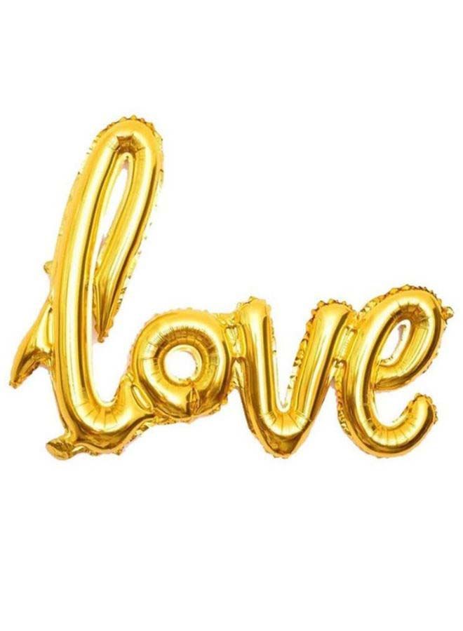 نيبمينينت "بالون من القصدير لحفلات الزفاف مطبوع عليه كلمة "Love" 42بوصة - Image 3