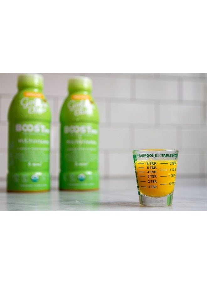 BoostMe - Organic Liquid Multivitamin with Ashwagandha, Amino Acids, Aloe Vera, Vegetables, Superfuits and Antioxidants 100% Organic Golden Elixir - Image 1
