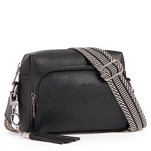 CLUCI Small Crossbody Purses for Women Trendy, Vegan Leather Women's Crossbody Handbags with Adjustable Wide Strap - Image 1