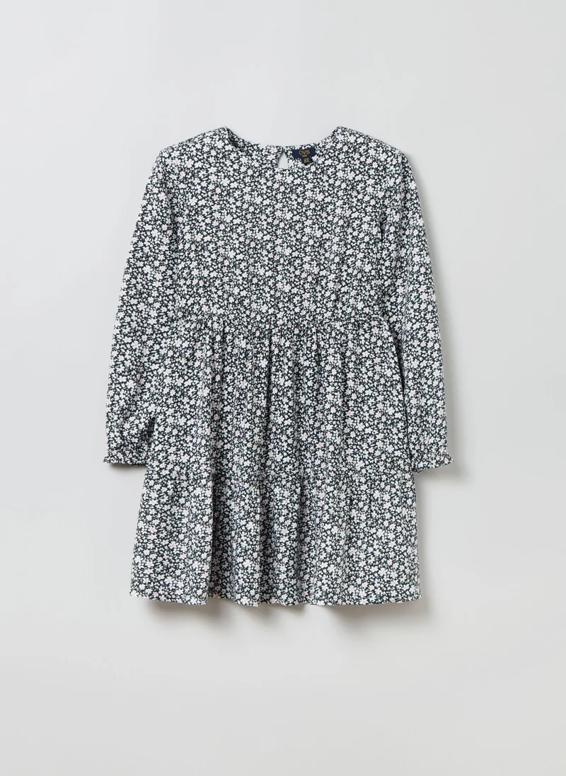 Ovs Ovs Housebrand Floral Dress With Flounce