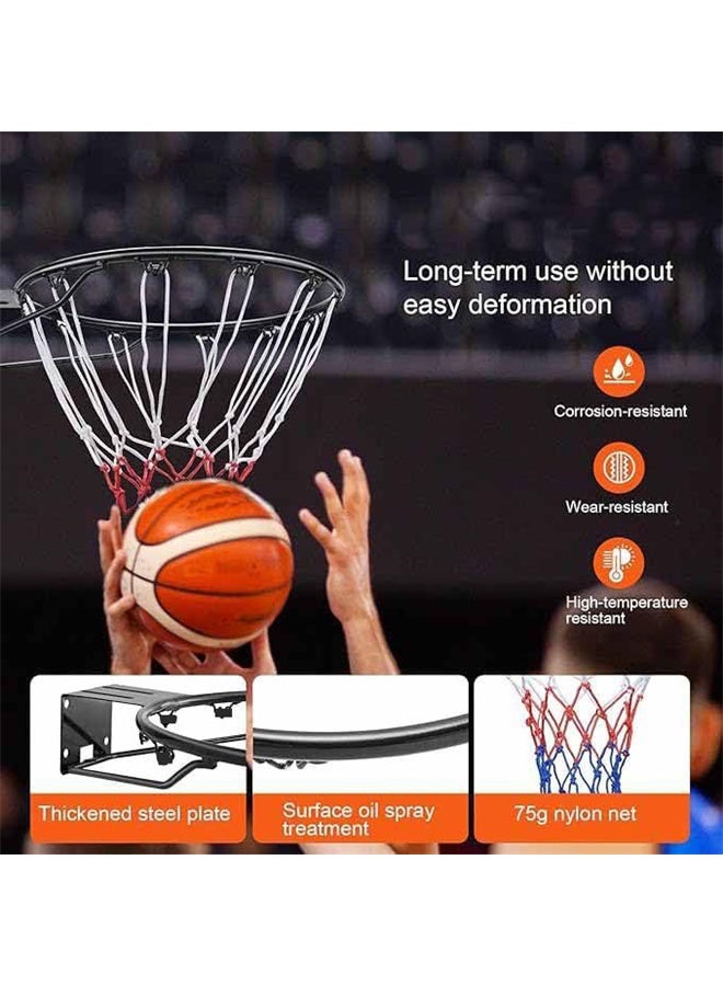 هومستر شبكة كرة السلة، المهنية الثقيلة شبكة كرة السلة، كل الطقس، مكافحة الجلد، حلقة كرة السلة مناسبة للخارج - Image 2