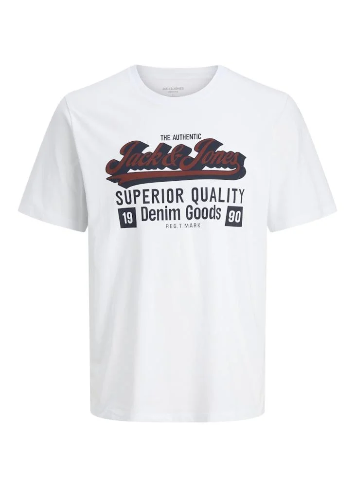 JACK & JONES Graphic Crew Neck Regular Fit T-Shirt