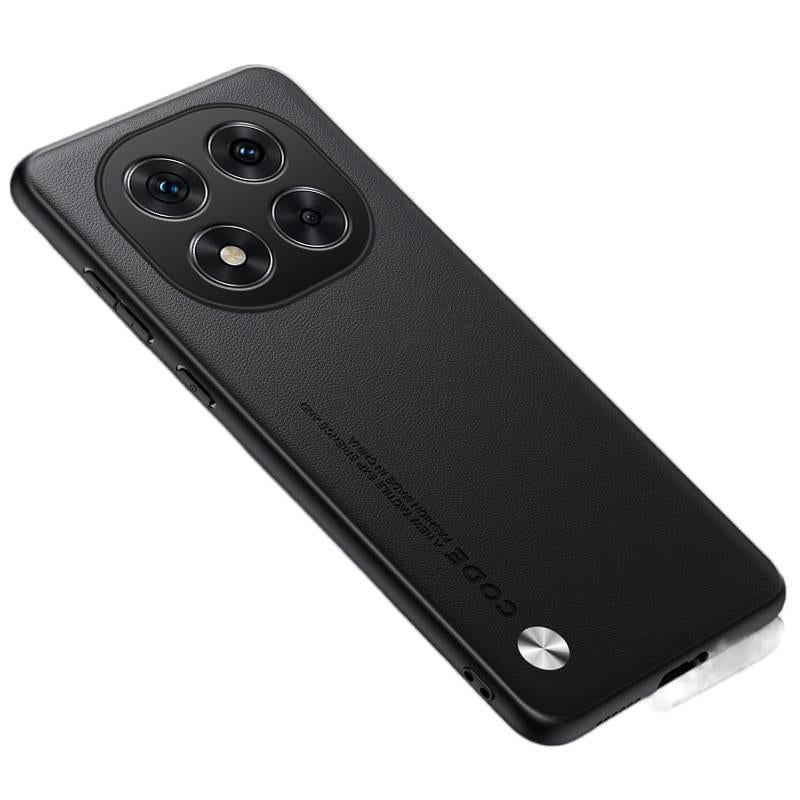 غطاء واقي لـ Redmi Note 15 مع رفيع للغاية وملمس جلدي مع مقاوم للصدمات مع تغطية كاملة مع حماية من السقوط باللون أسود سهل التخزين عملي للاستخدام المتكرر للاستخدام الداخلي - Image 1