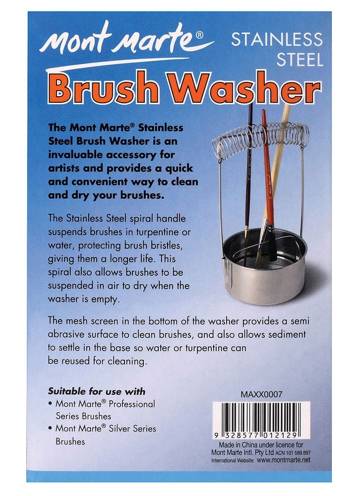 Mont Marte Mont Marte Mont Marte Brush Washer Stainless Steel  - Image 2