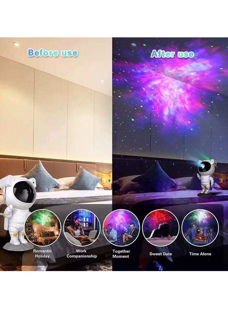 Astronaut Galaxy Star Projector with Remote Control 360° Adjustable Night Light for Kids Bedroom Party Room - Image 4
