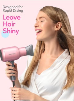 wavytalk Wavytalk Ionic Hair Dryer Blow Dryer with Diffuser & Comb for Curly Hair Professional 1875W High Power Dryer with Ceramic Technology for Fast Drying as Salon Light and Quiet  - Image 2