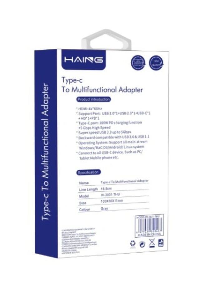 Haing Type-c To Multifunctional Adapter - Image 2