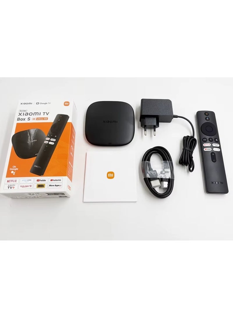 Smart TV Box S (3rd Generation) with 4K Ultra HD Streaming – Android TV OS Media Player with Voice Control, HDR Support, Google Assistant, Wide App Compatibility, HDMI 2.0 – Transform Your TV with Seamless 4K Entertainment Experience