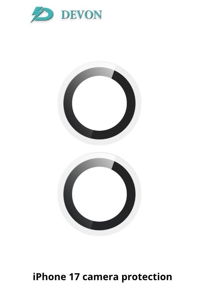 Devon Camera Protection Sticker for iPhone 17 HD Tempered Glass Ring Cover - Image 1