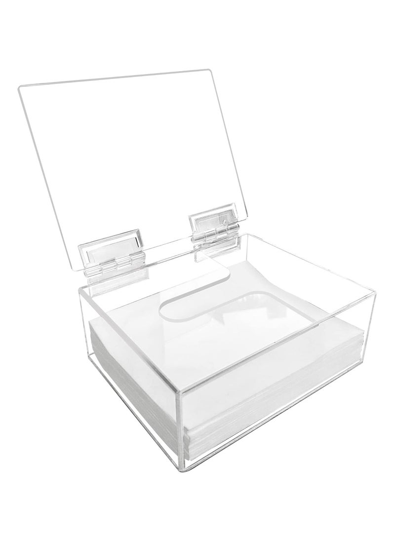 Generic Laundry Detergent Sheets Dispenser, Clear Acrylic Laundry Detergent Sheets Organizer with Lid, for Laundry Room, Fabric Softener Sheets Ball Holder, applicable to earth breeze,sheet laundry club  - Image 1