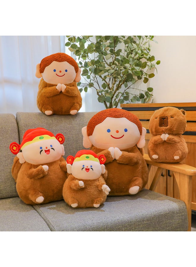 Internet Celebrity Creative Doll Balacapi Plush Toy Doll Kidsren's Birthday Gift Doll Pillow Wholesale-Color:God Of Wealth-Height:35cm0.49kg - Image 4